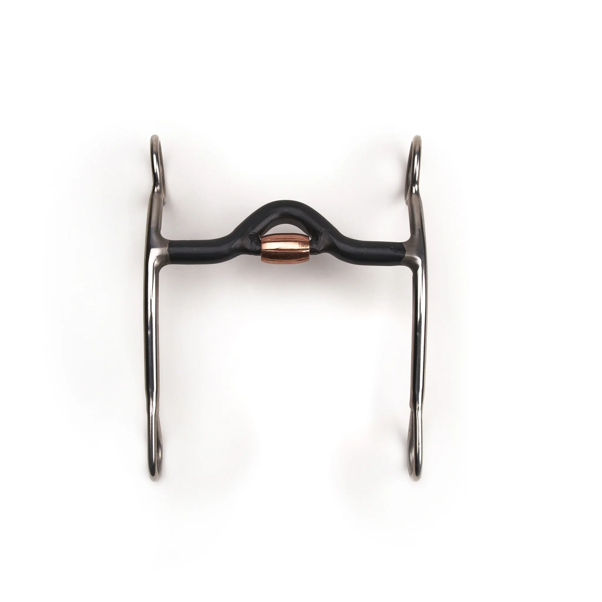 Shires Solid Shank Sweet Iron Medium Port Copper Roller