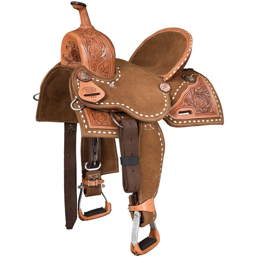 Silver Royal Youth SB Barrel Saddle - Image 2