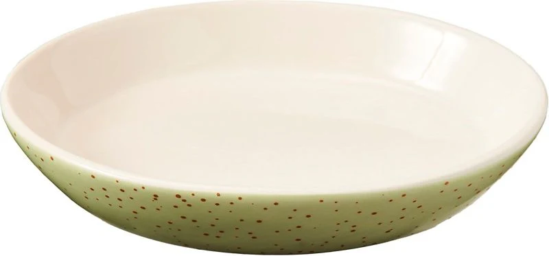 Spot Oval Stoneware Cat Dish