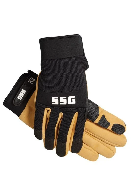 SSG Lunge Glove Black Tan - Image 2