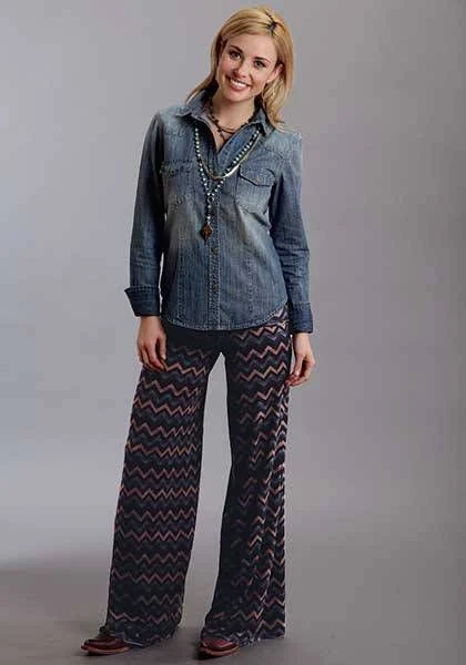 Stetson Ladies Fall I Chevron Knit Pants - Image 3