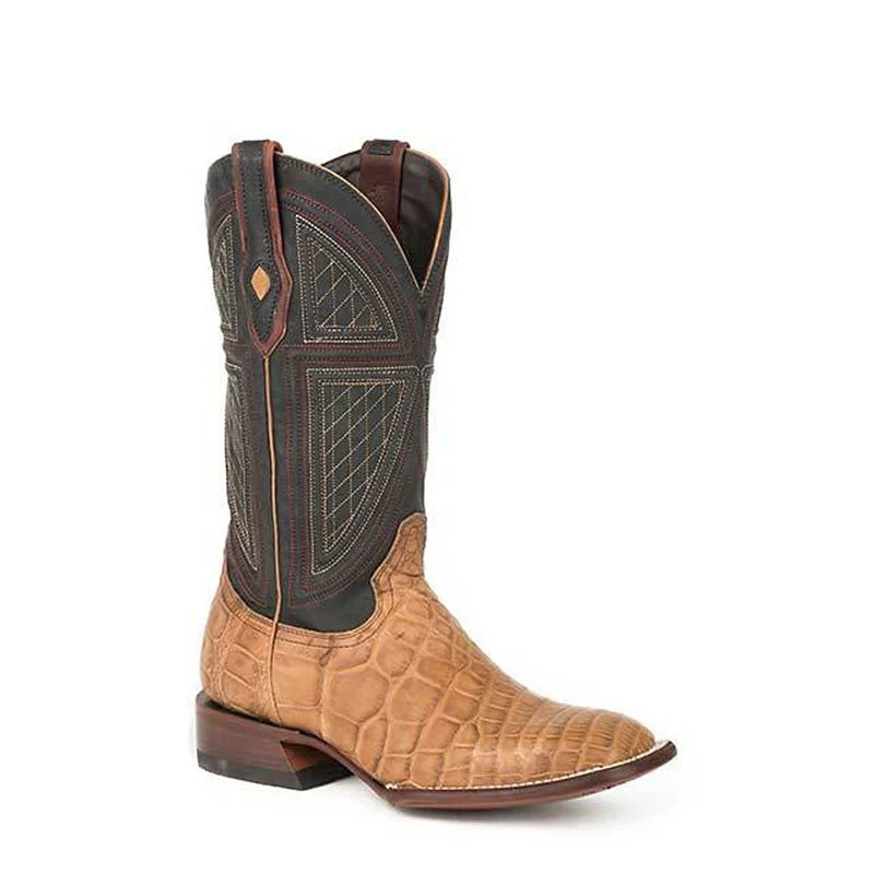 Flaxville Exotic Gator Cowboy Boot - Image 3