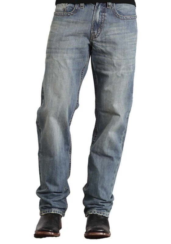 Stetson Mens 1520 Fit Tack Light Wash Jeans