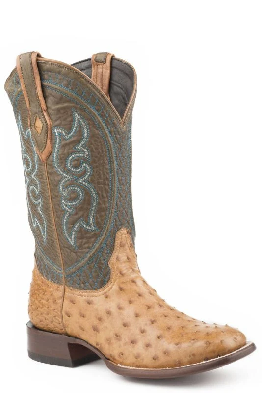 Stetson Mens Pablo Ostrich Boots - Image 2