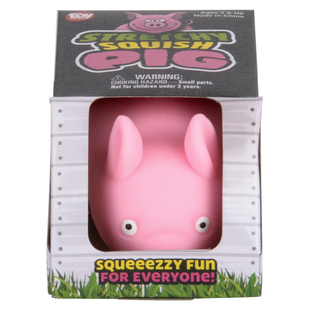 Stretch Squish Pig Fidget Toy - Image 2