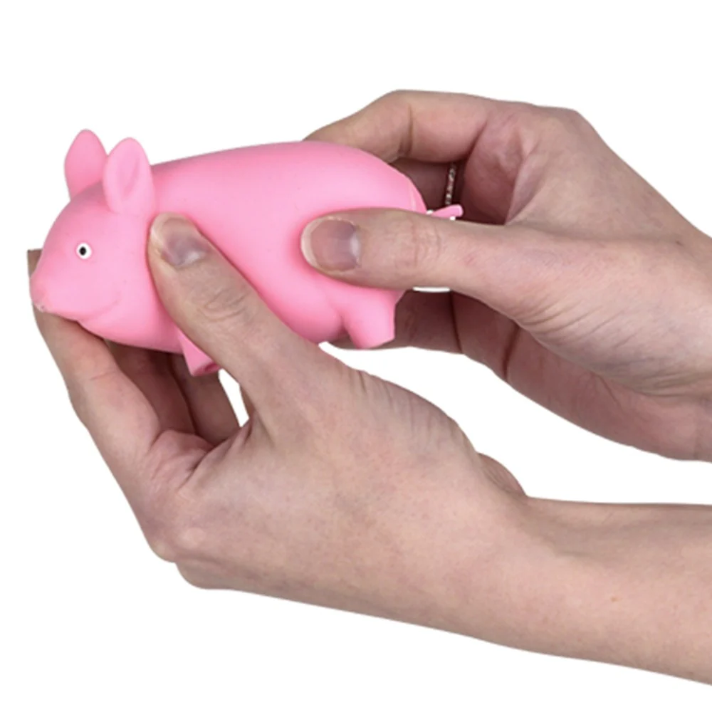 Stretch Squish Pig Fidget Toy - Image 3