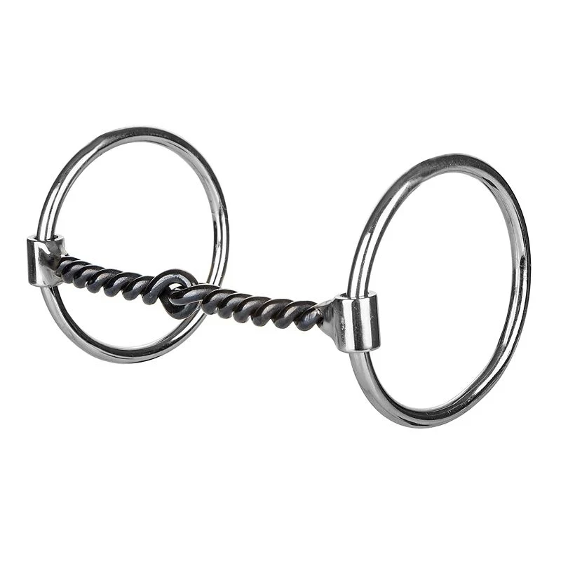 Tabelo SS Ring Snaffle Twisted Bit