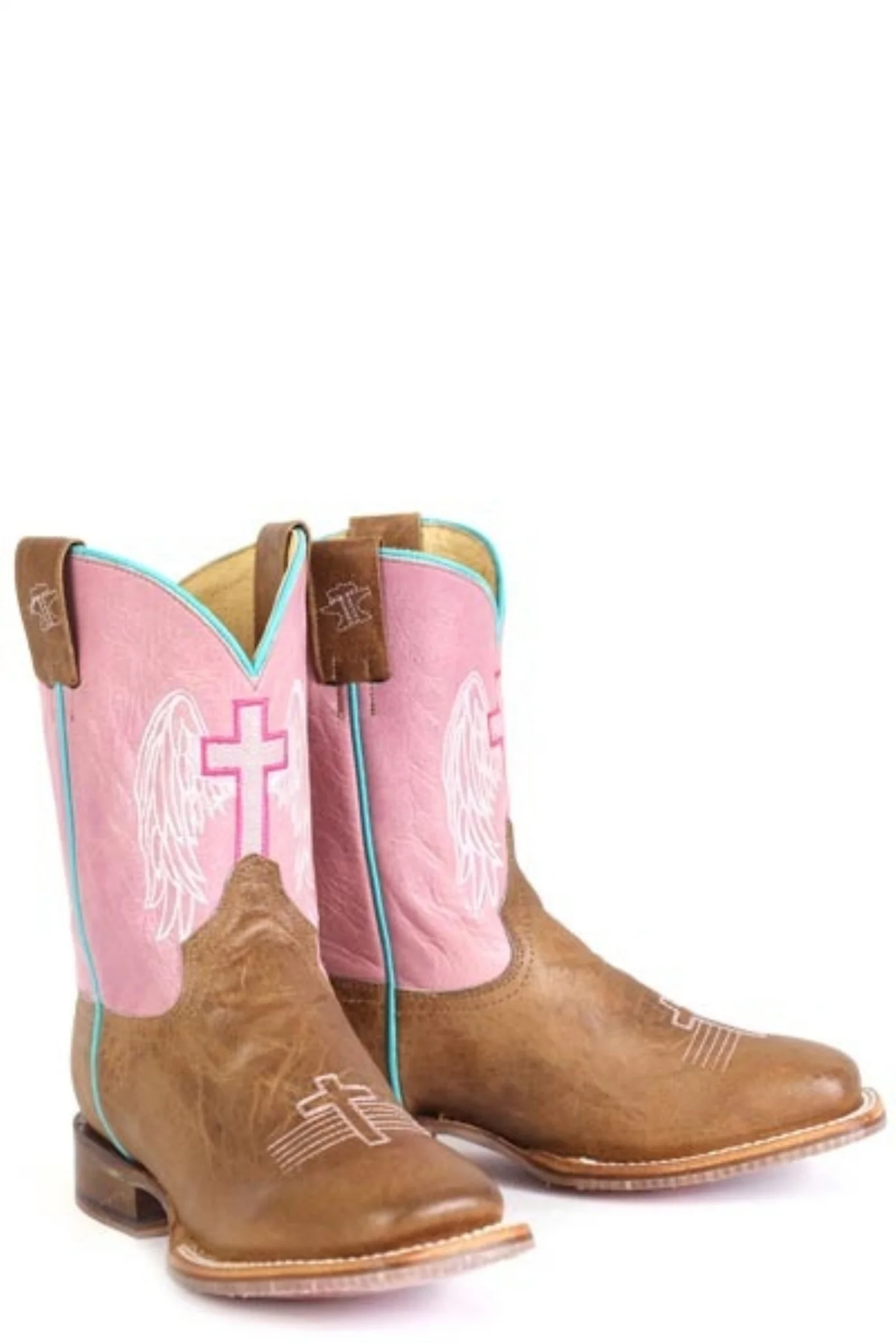 Tin Haul Big Kids Angel Wings Square Toe Bootss - Image 3