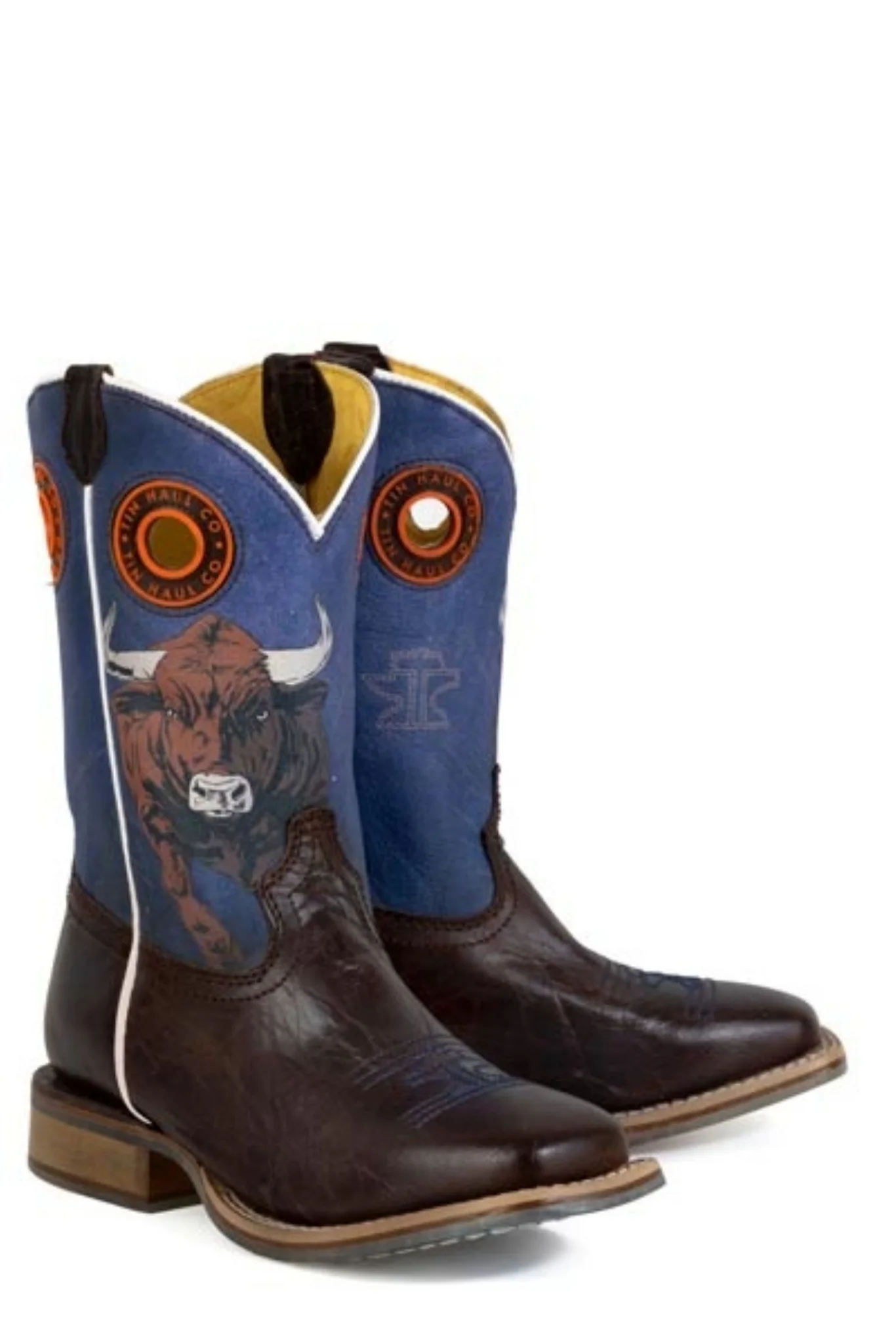 Tin Haul Big Kids Raging Bull Square Toe Bootss - Image 3