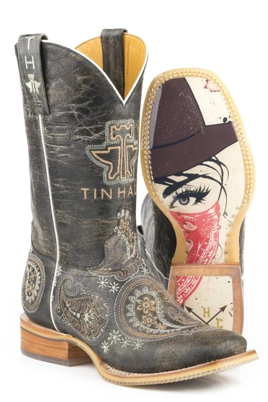 Tin Haul Ladies Bandana Bandit Boots - Image 11