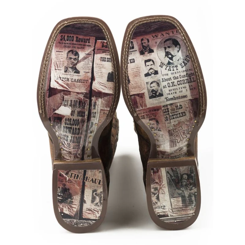 Tin Haul Mens Dead or Alive Boots - Image 2