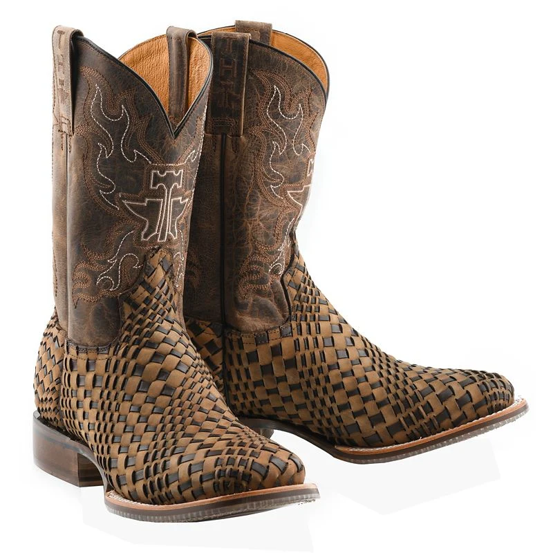Tin Haul Mens Dream Weaver Sq Toe Boots - Image 2