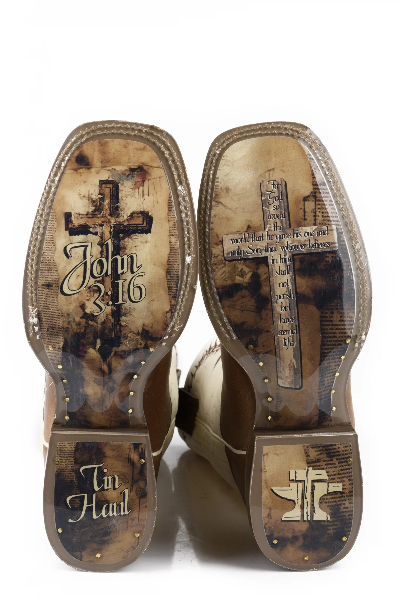 Tin Haul Mens Show Of Faith Square Toe Boots - Image 2