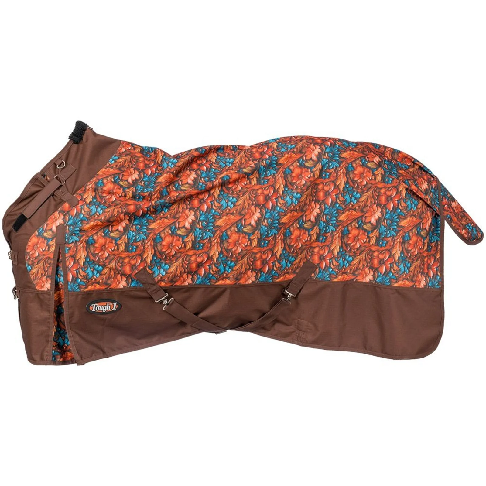 Tough1 1200D Hand Carved Turnout Blanket with Snuggit - Image 3