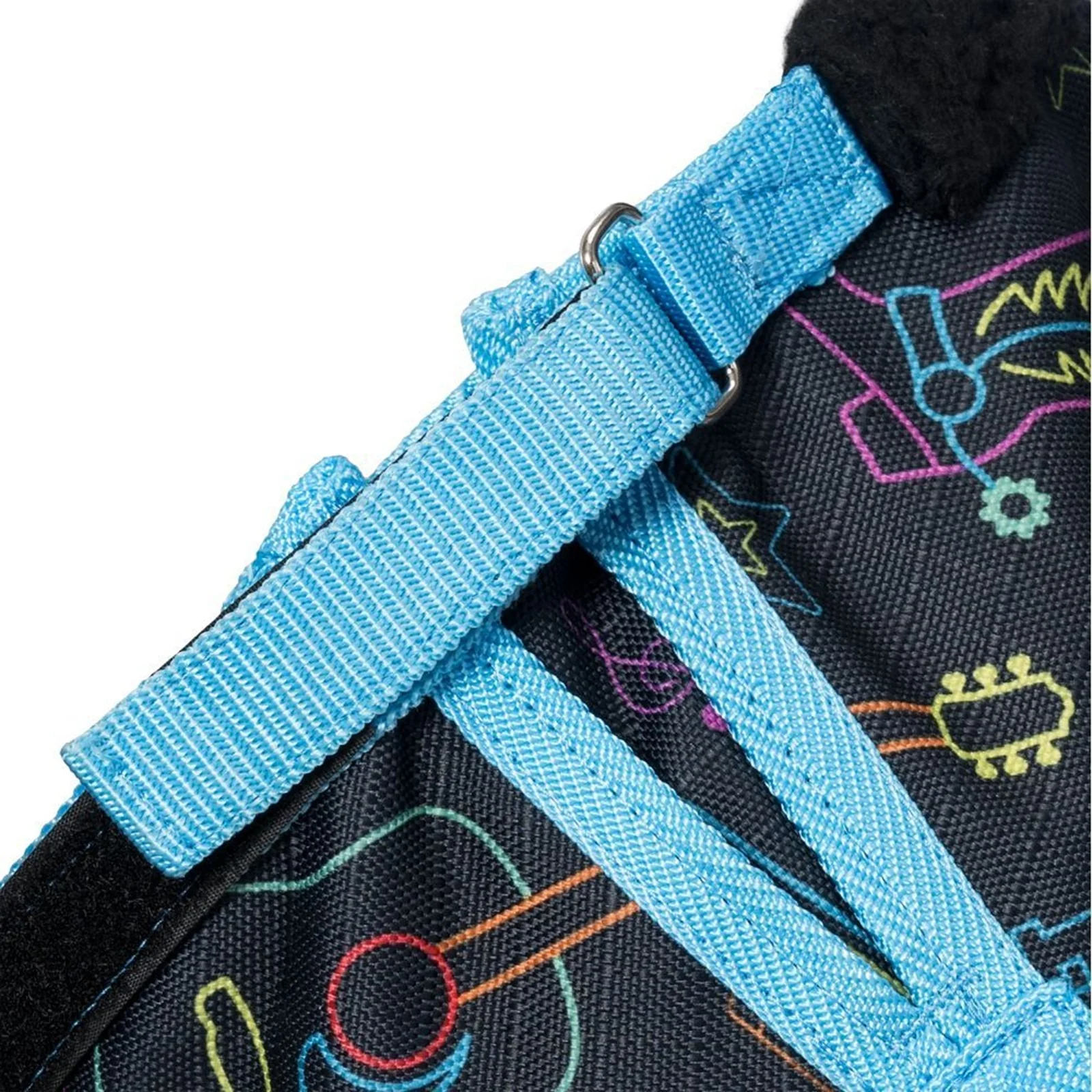 Tough1 1200D Mini Nashville Nights Turnout Blanket with Snuggit - Image 3