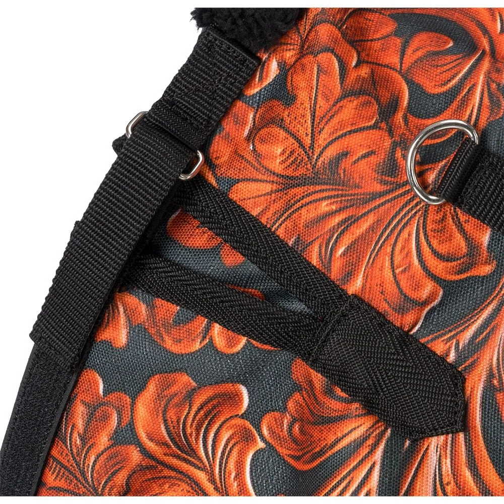 Tough1 1200D Tooled Leather Miniature Turnout Blanket with Snuggit 250g - Image 2