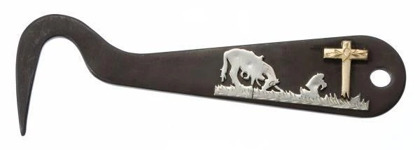 Tough1 Antique Hoof Pick/Cowboy Prayer - Image 2