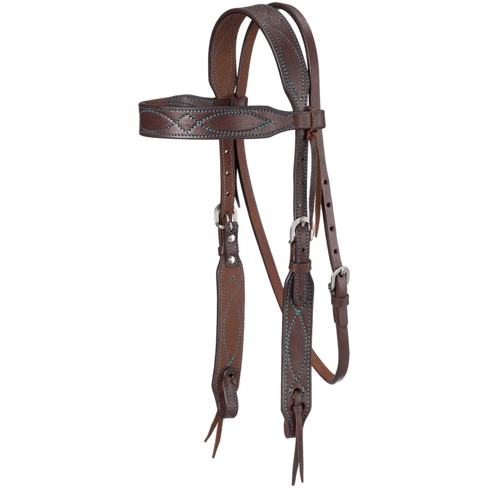 Tough1 Colored Thread Single Browband Headstall - Image 2
