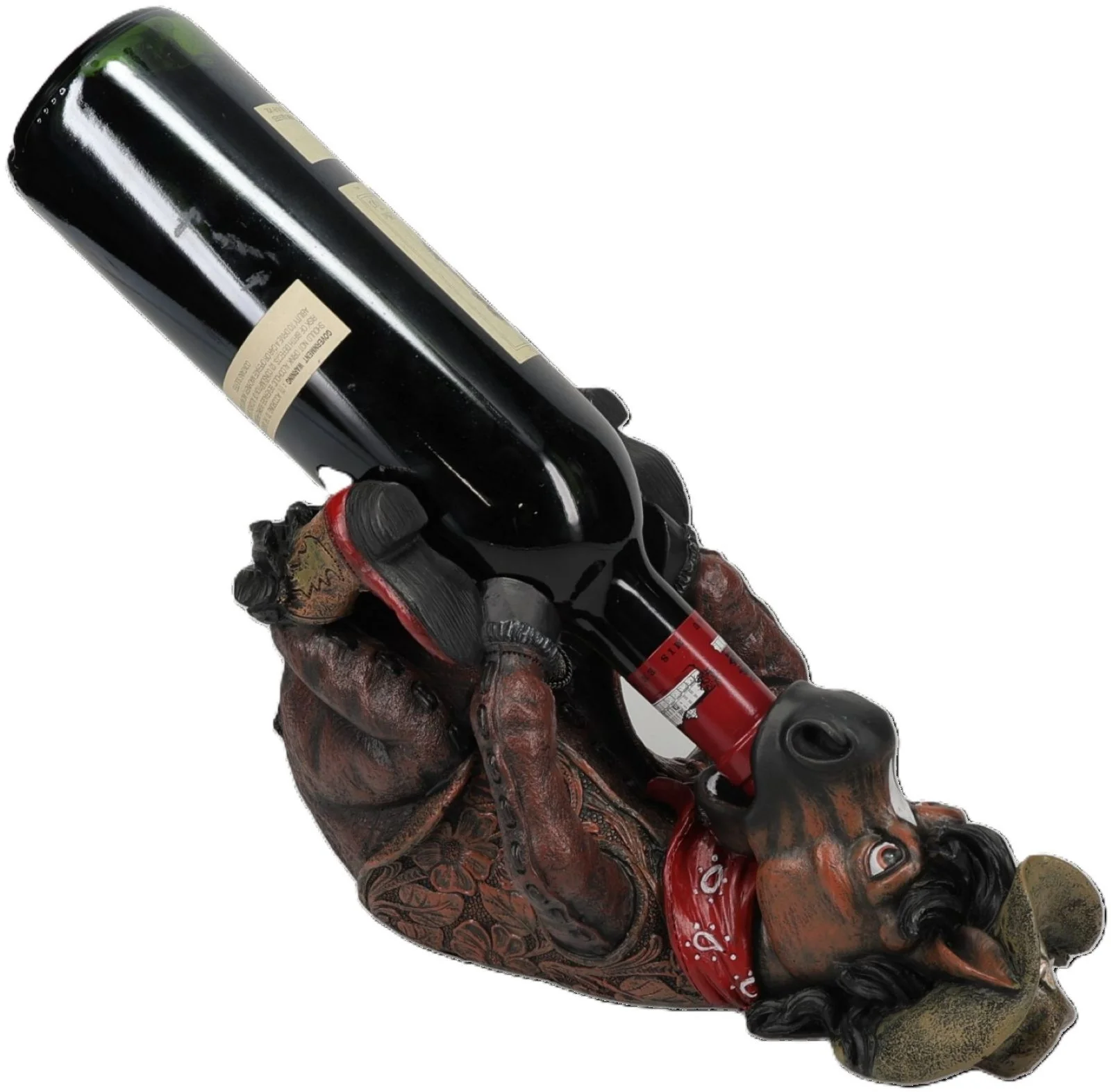 Tough1 Cowboy Horse Wine Bottle Holder - Image 4