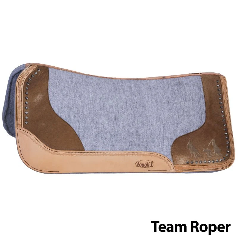 Tough1 Felt Motif with Hair-On Saddle Pad