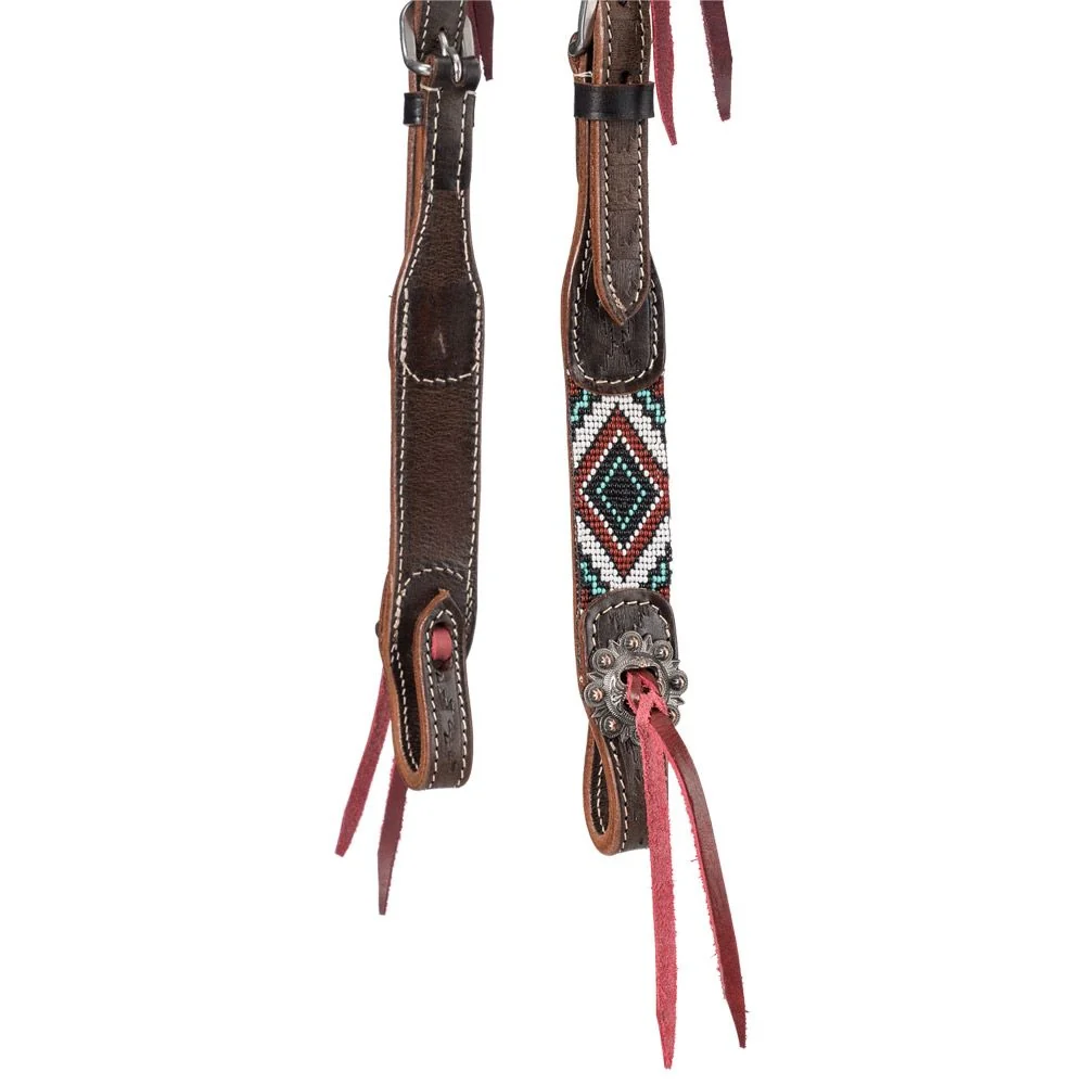 Tough1 Juniper Beaded Browband Headstall - Image 2