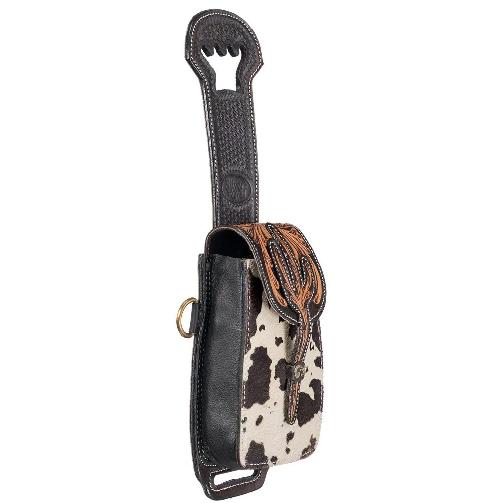 Tough1 Leather Rear Cinch/Horn Bag - Image 7