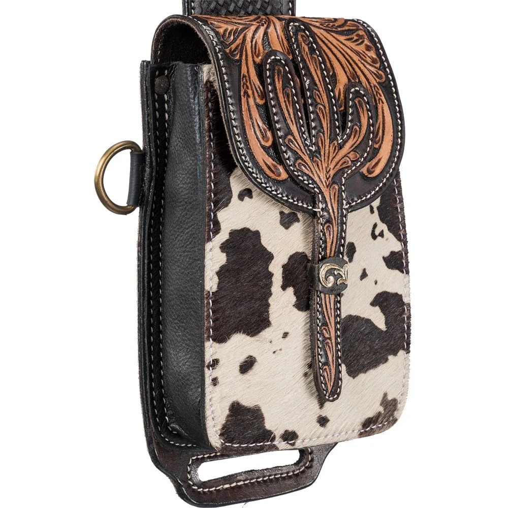 Tough1 Leather Rear Cinch/Horn Bag - Image 8