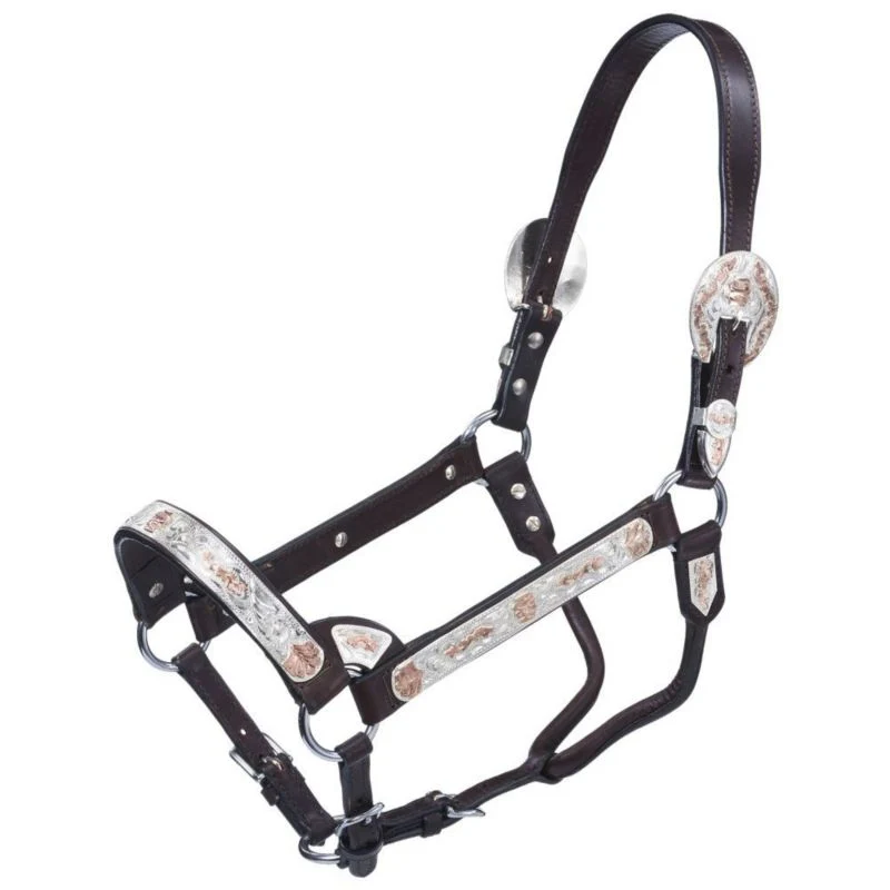 Tough1 Prem Bright Edge Silver with Copper Halter