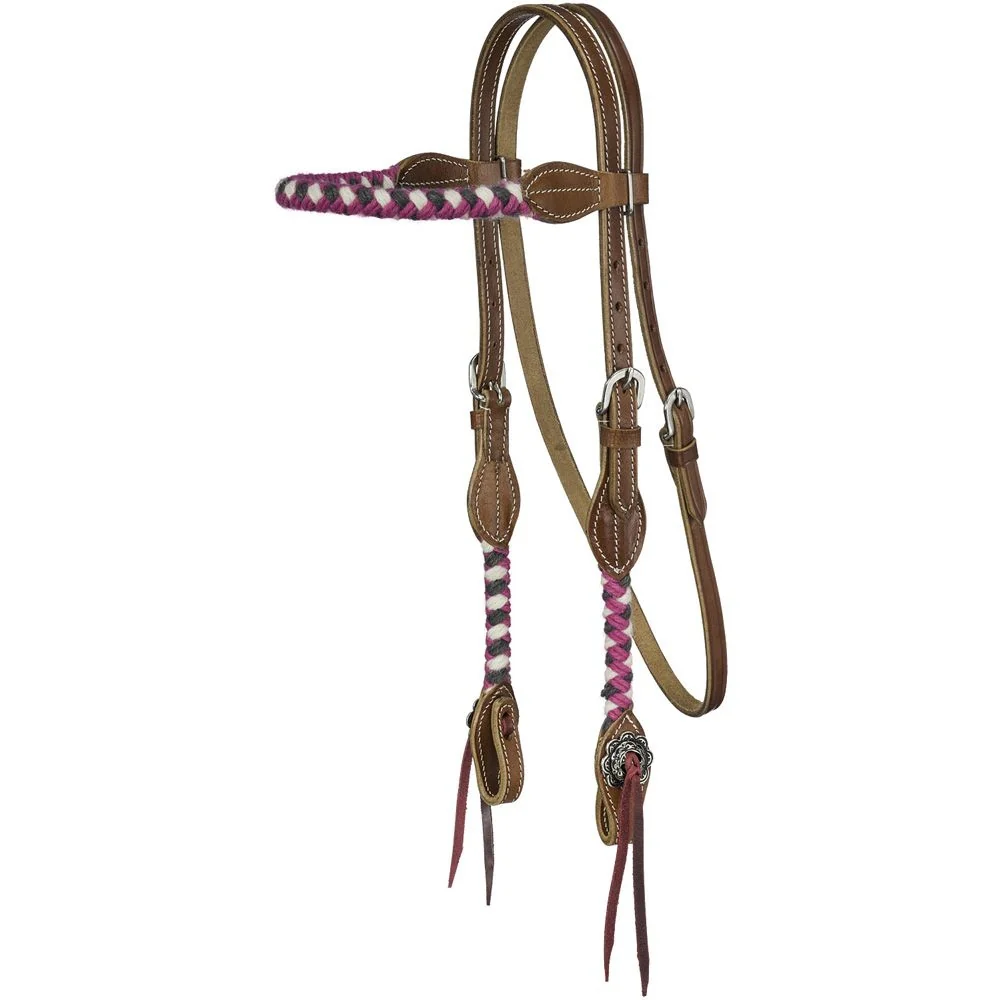 Tough1 Wool String Browband Headstall - Image 4