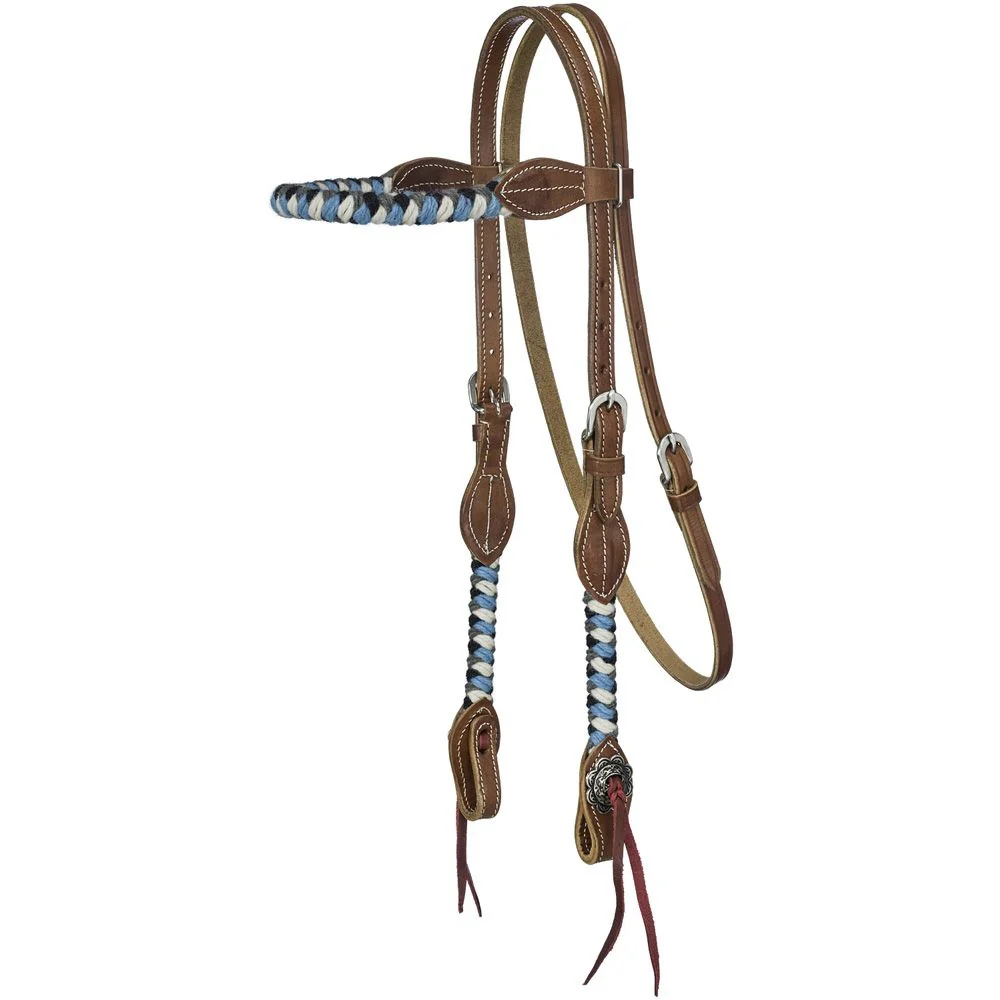 Tough1 Wool String Browband Headstall - Image 5