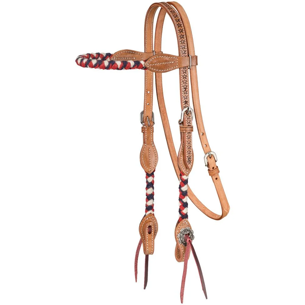 Tough1 Wool String Browband Headstall - Image 9