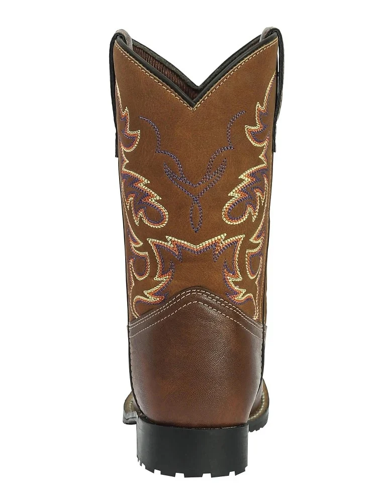 TuffRider Children's Kings Canyon Rounded Toe Western Boots - Image 4