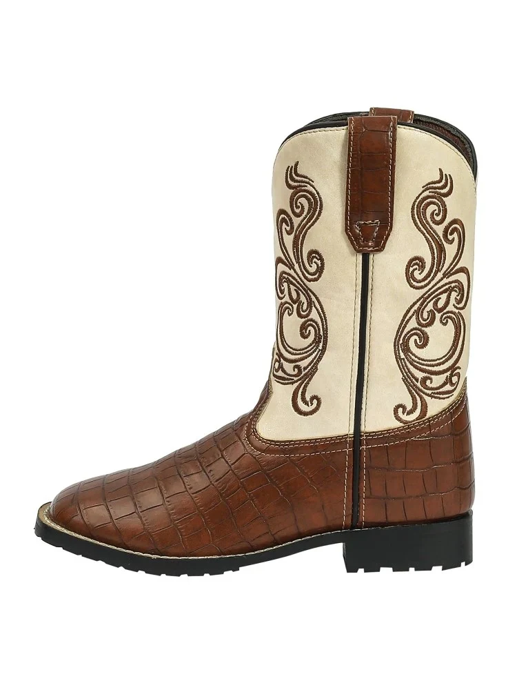 TuffRider Youth Shenandoah Rounded Toe Western Boots - Image 3