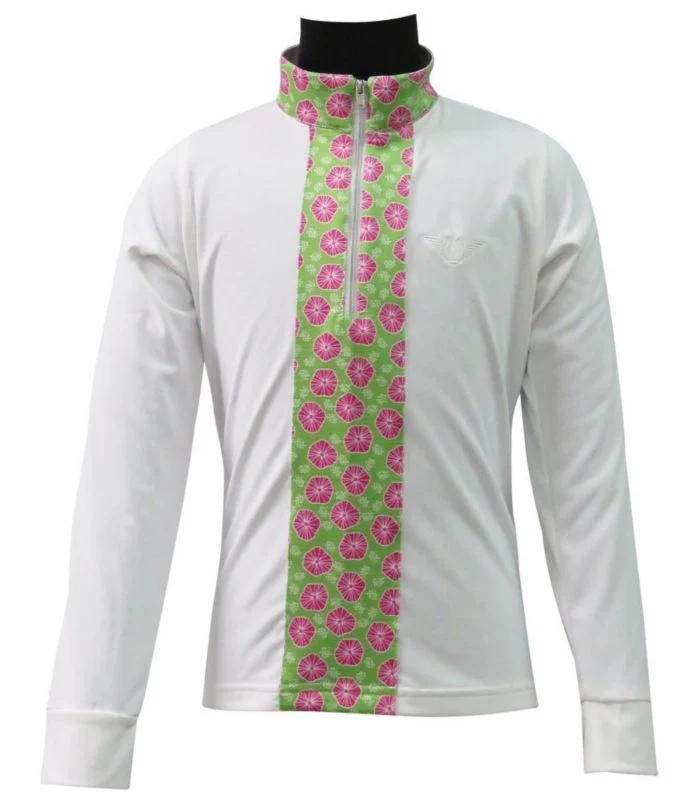 Tuffrider Kid Athena Equicool Riding Shirt L Brn - Image 11