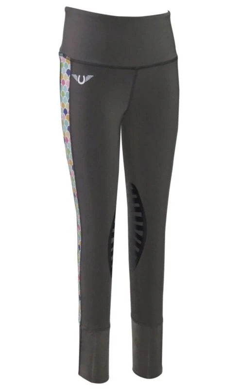 Tuffrider Kids Iris Equicool Tights Large Brn