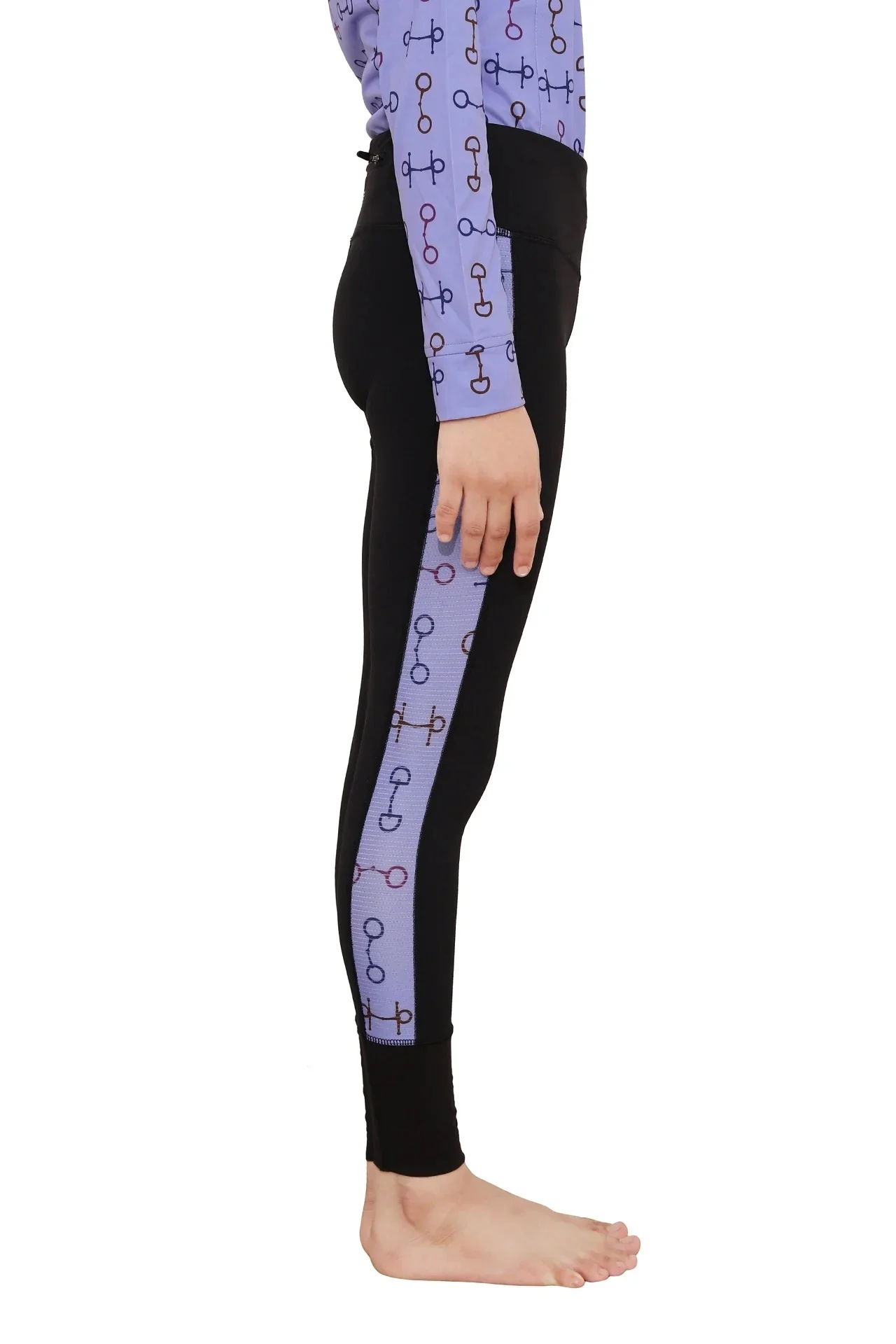 TuffRider Kids Snaffle Bit Tights - Image 2