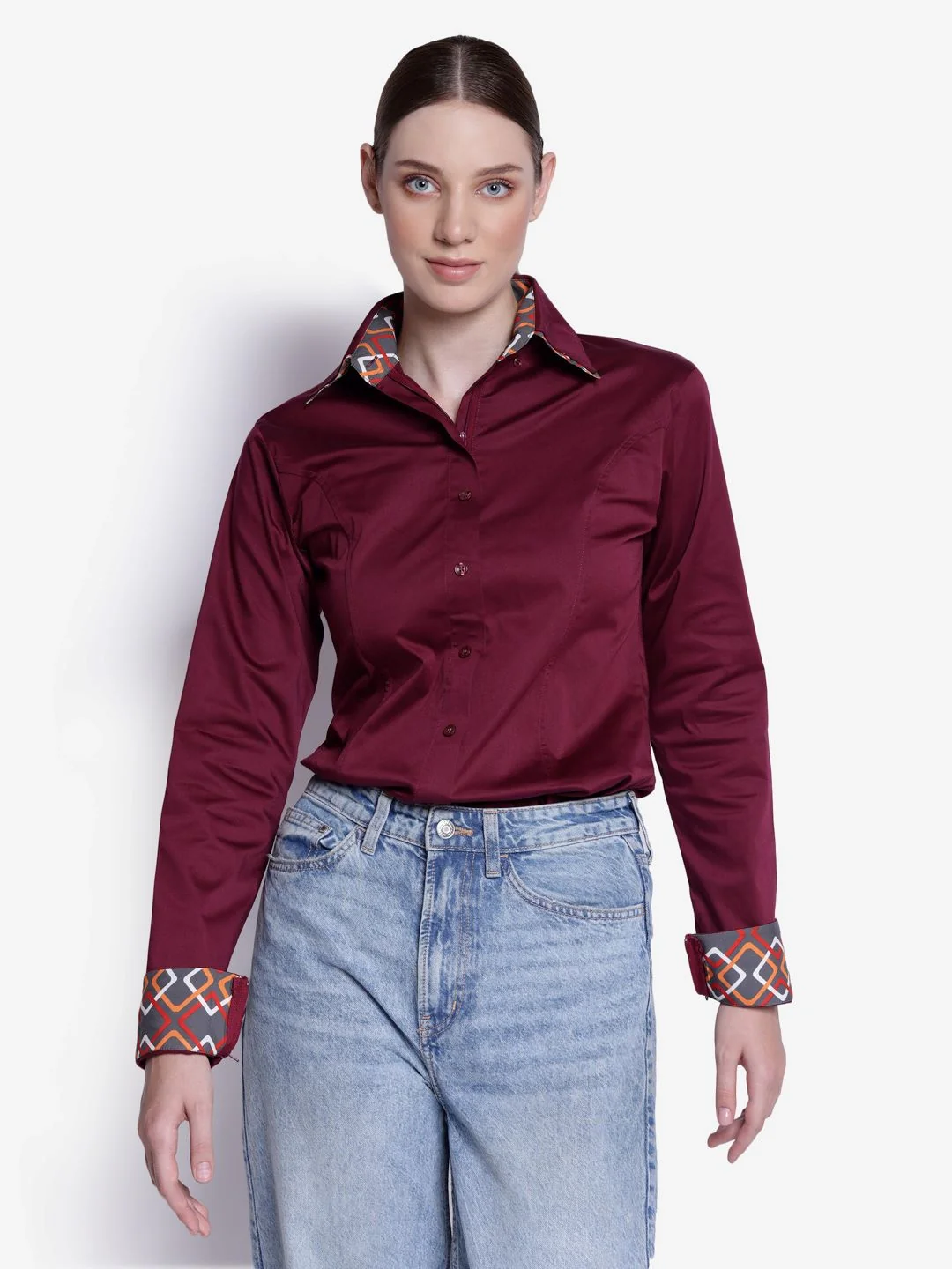 TuffRider Ladies ADEY Double Collar Shirt - Image 4