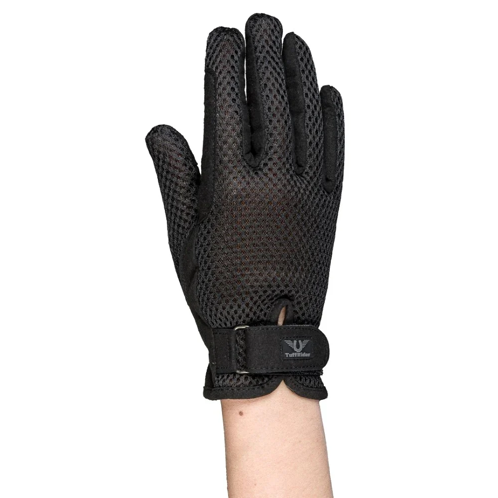TuffRider Ladies Double Up Air Mesh Half Chap and Glove Set - Image 9