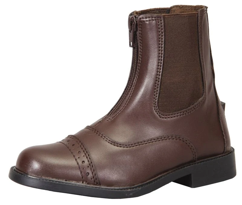 TuffRider Ladies Starter Front Zip Paddock Boots - Image 3