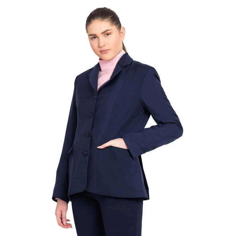 TuffRider Ladies Starter Show Coat 6L Navy - Image 5