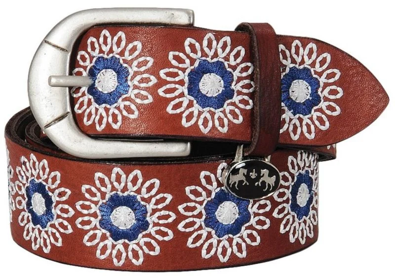 Tuffrider Sophia Leather Belt X-Large Brn - Image 2