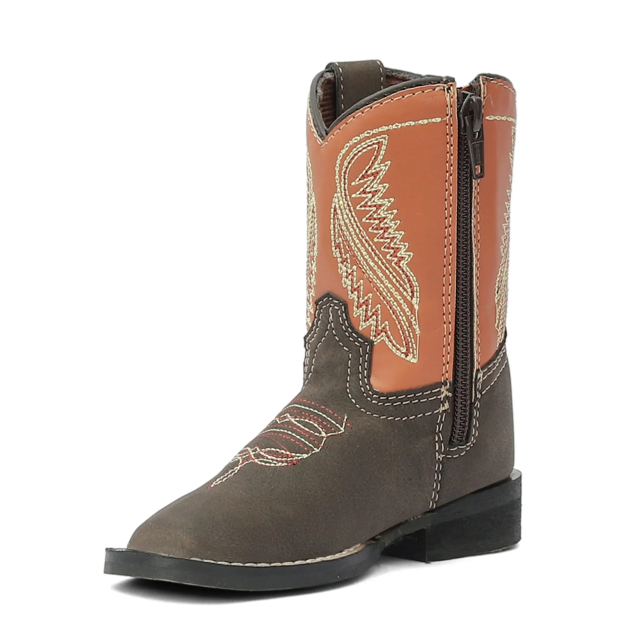 TuffRider Toddler Big Bend Rounded Toe Western Boots - Image 2