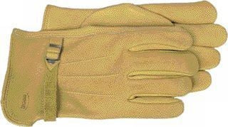 Unlined Deerskin Gardening Work Gloves XL Brown - Image 2