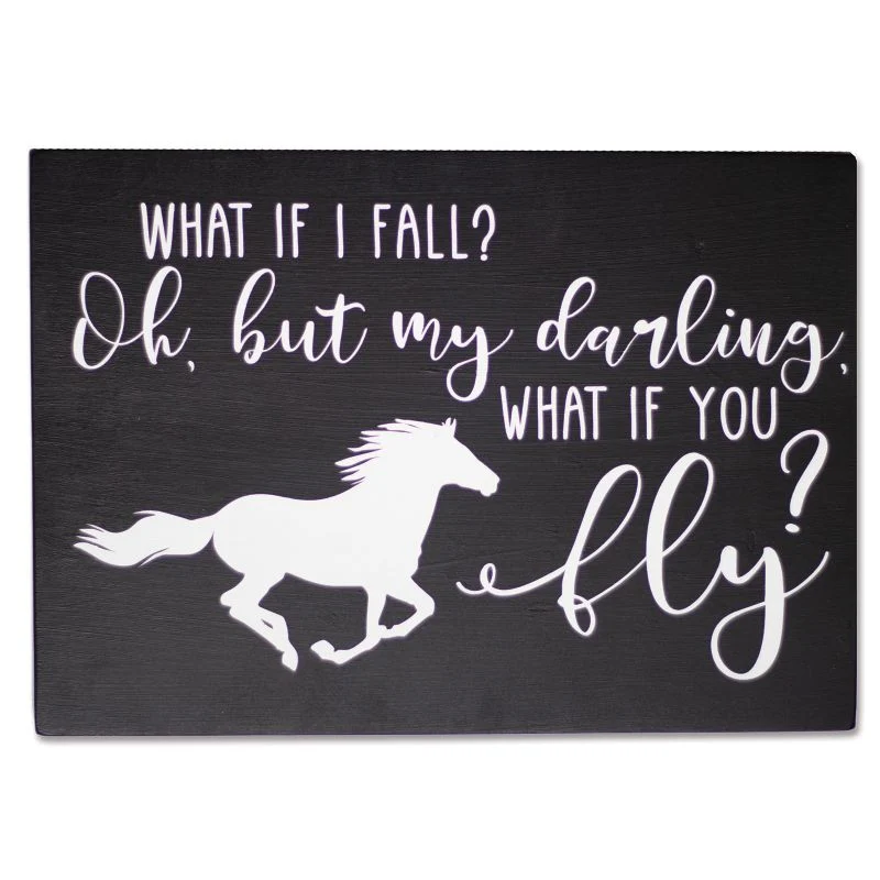 What if I Fall/What if You Fly Wall Decor