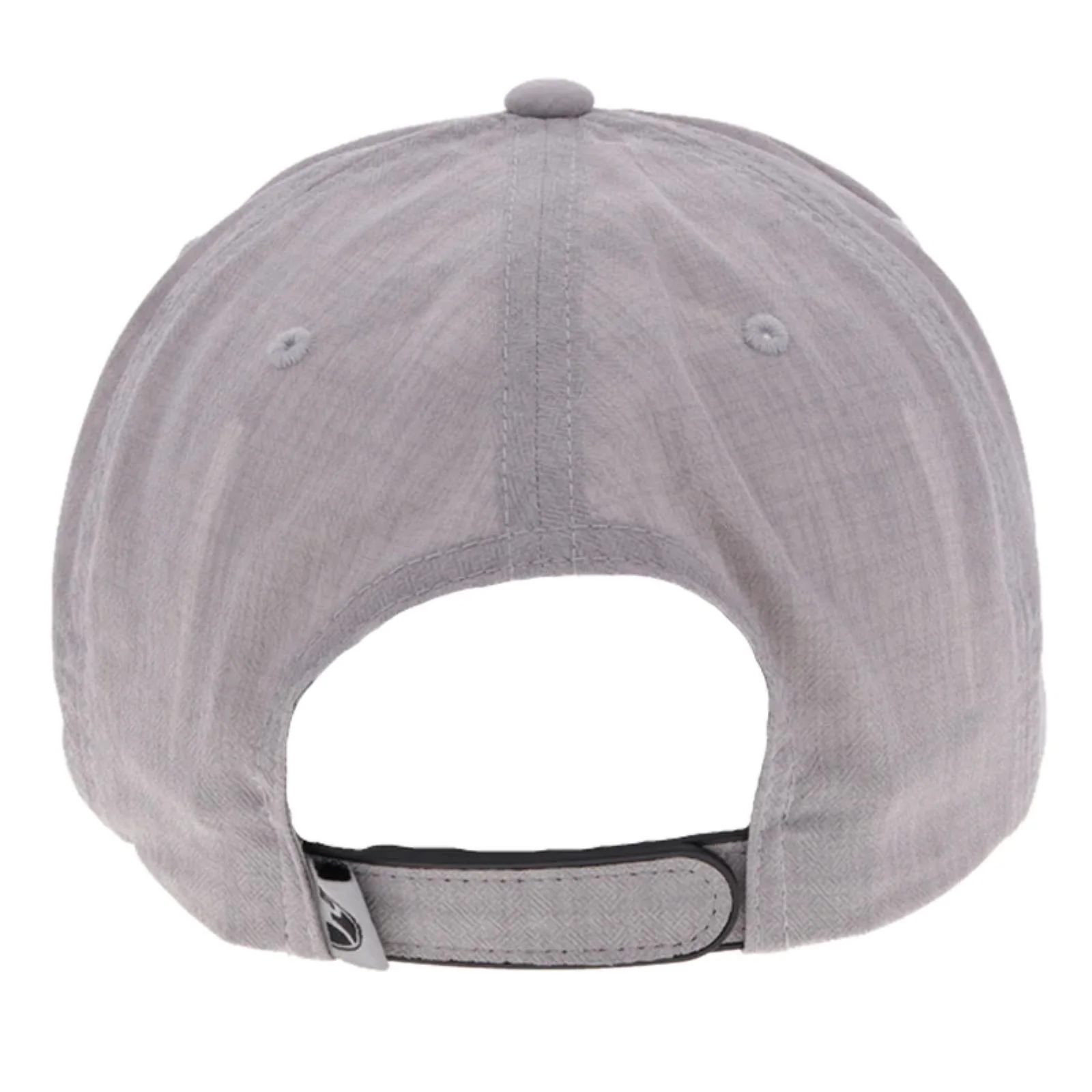 Wild Ride Heather Grey 5-Panel Trucker with Red / Black Hooey Embroidery Logo - Image 2