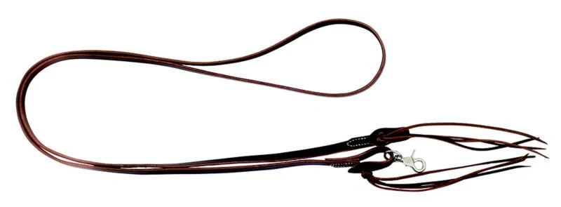 Cowboy Tack 5/8in x 8ft 4 String Roping Rein - Image 2