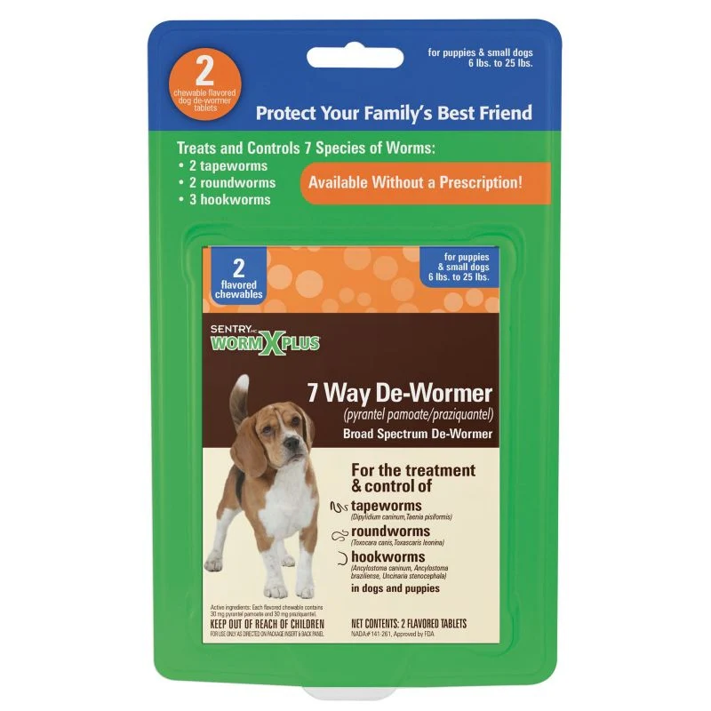 Worm X Plus 7-Way Dewormer Small Dog - Image 2